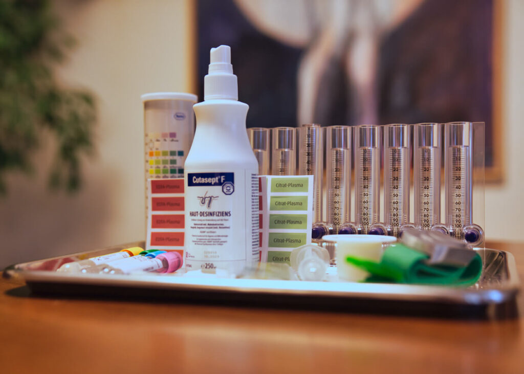 Labor in der Naturheilpraxis Navida in Lörrach